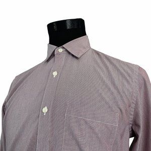 Brooks Brothers | Red Fleece Button Front Shirt